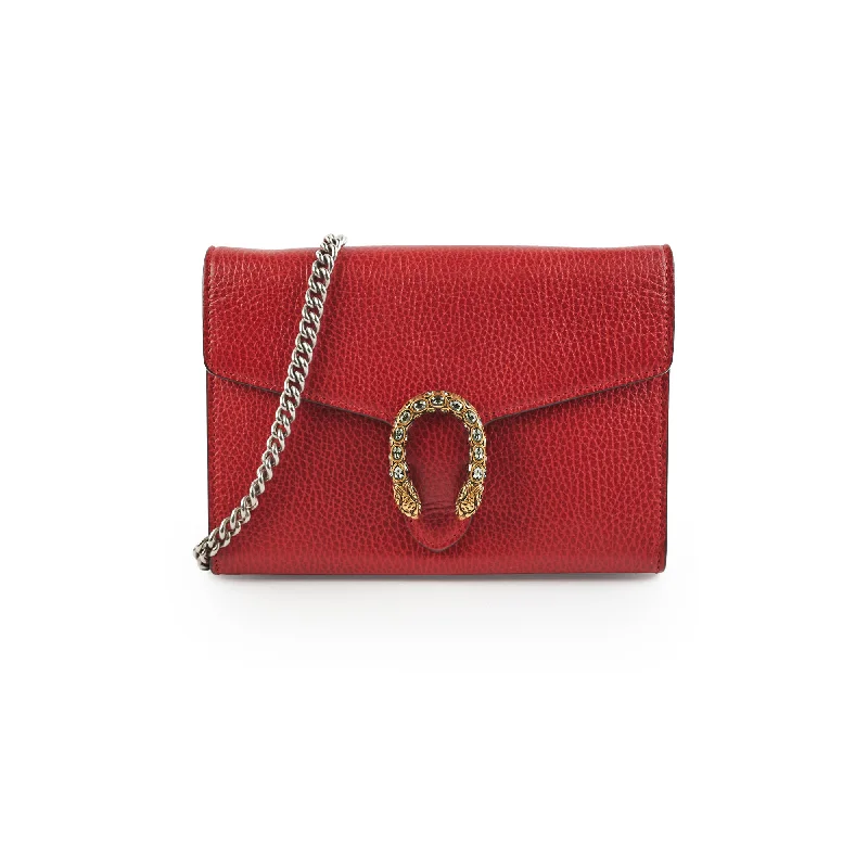 Gucci Red Dionysus Wallet On Chain WOC