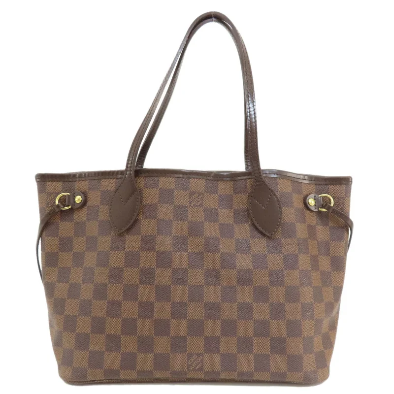 Black canvas tote bag for office-Louis Vuitton Damier  Damier Canvas Ebene Damier Canvas Tote Bag (Pre-Owned)