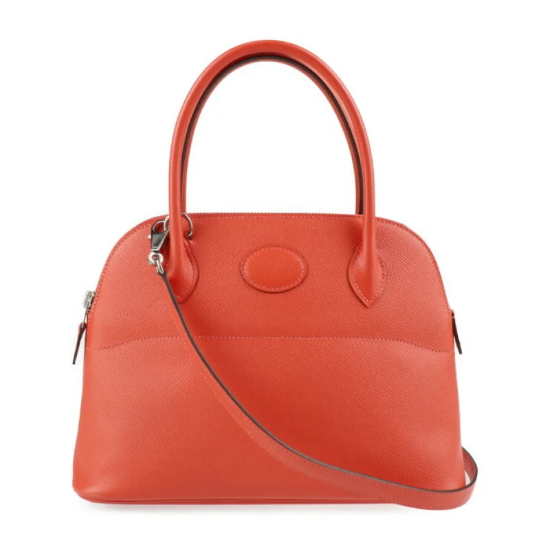 Red suede tote bag for office-Hermes pink  Rose Jaipur Epsom Leather Handbag Shoulder Bag Tote Bag (Pre-Owned)