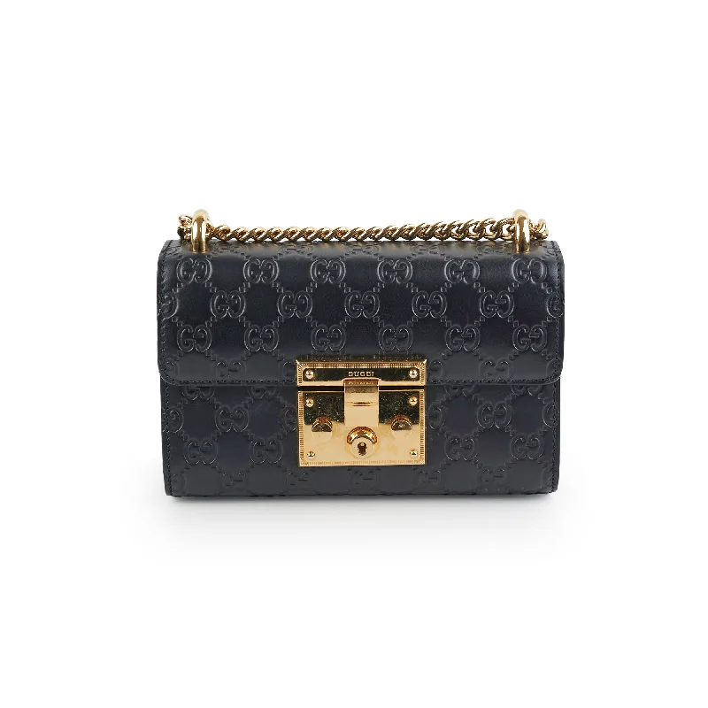 Gucci Padlock Small Black Bag