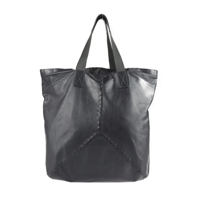 Black canvas tote bag for moms-Bottega Veneta Intrecciato  Leather Handbag Tote Bag (Pre-Owned)