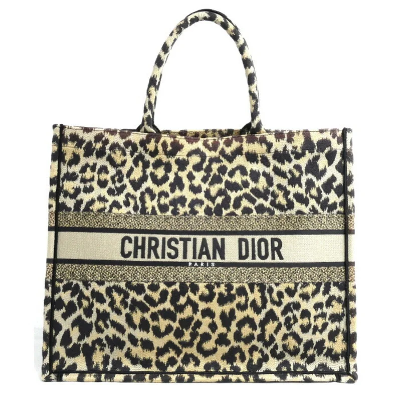 Beige denim tote bag for hiking-Christian Dior   Canvas Tote Bag (Pre-Owned)