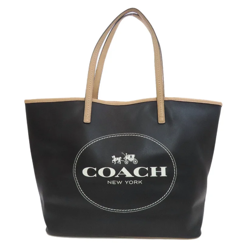 Trendy printed tote bag for teens-Coach  Pvc Tote Bag (Pre-Owned)