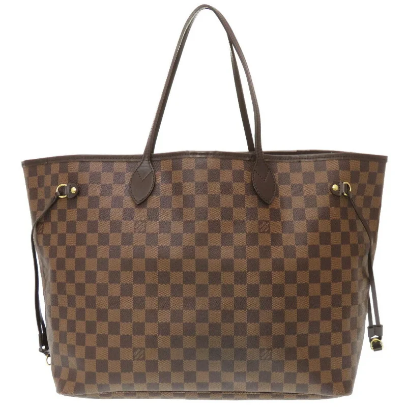 Blue suede tote bag for school-Louis Vuitton Damier  Damier Canvas Ebene Damier Canvas Tote Bag (Pre-Owned)