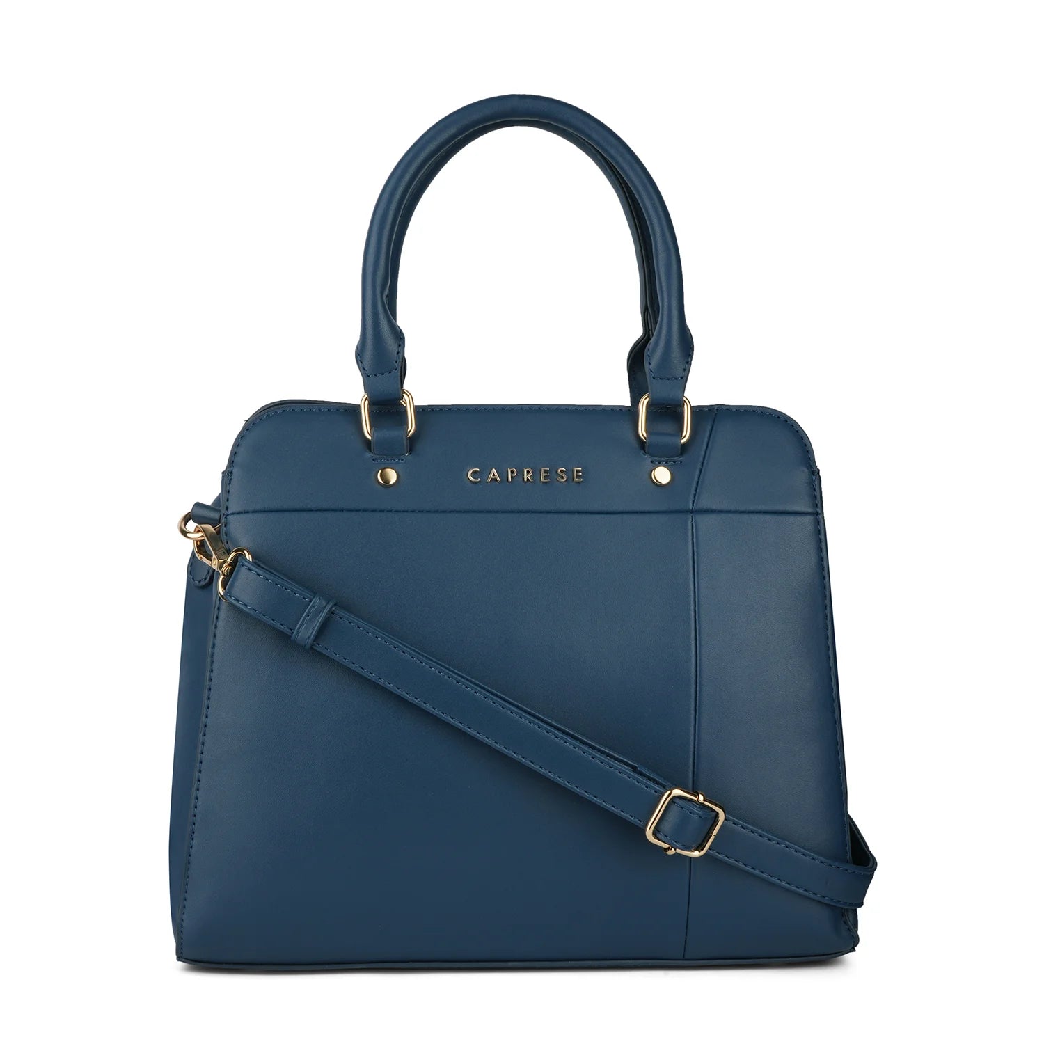 Caprese Keera Satchel Medium Blue